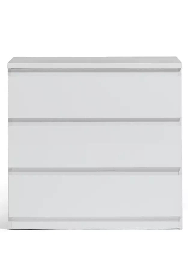 Habitat Jenson Gloss 3 Drawer Chest - White ( B Grade 31382 )