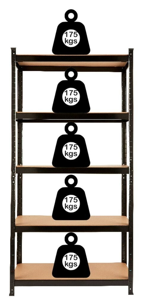 5 Tier Steel Heavy Duty Garage Shelving Unit