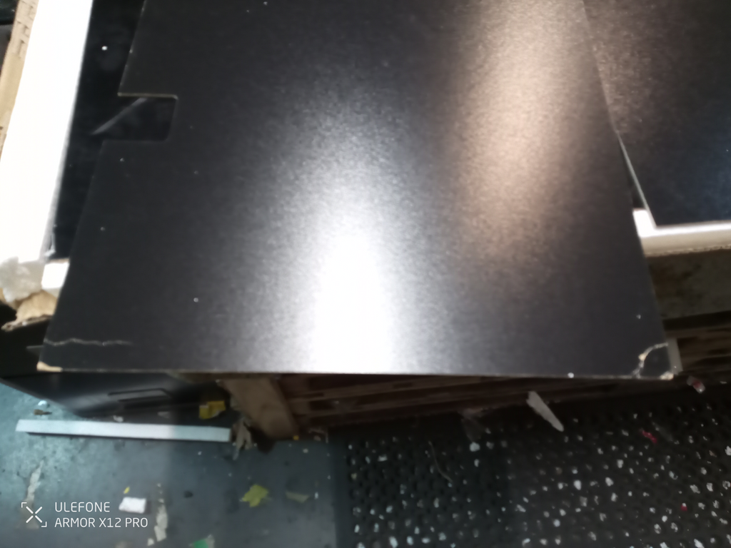 Habitat Hayward 2 Door TV Unit - Black Gloss ( B Grade 44483 - 44487 )
