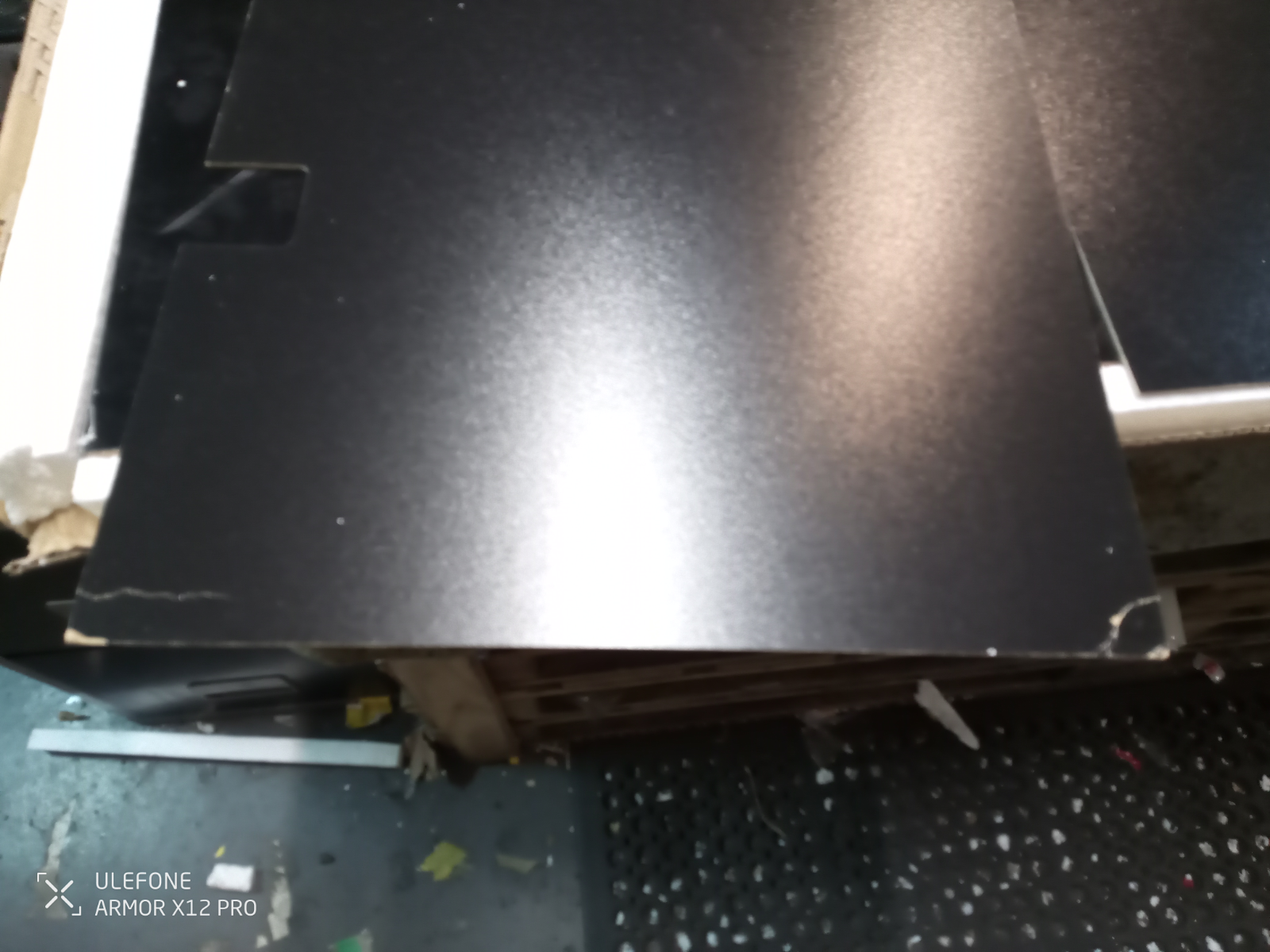 Habitat Hayward 2 Door TV Unit - Black Gloss ( B Grade 44483 - 44487 )
