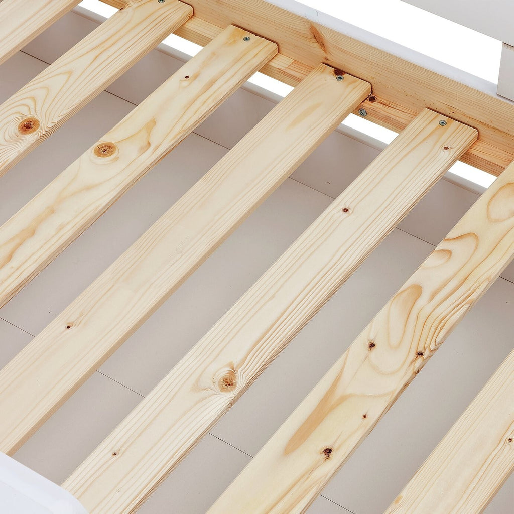 Habitat Ellis White Toddler Bed Frame with Storage ( B Grade 49863 )