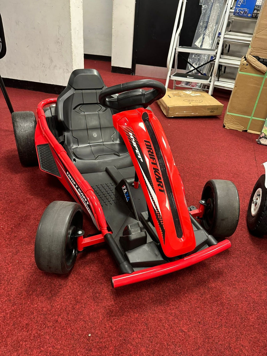 Hyper Drift Go Kart 24V Electric Ride On - Red (B)