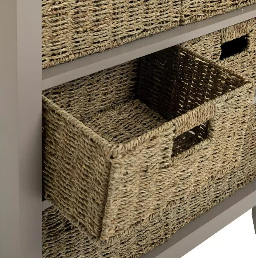 Willow 6 Drawer Unit - Grey ( B Grade 34675 )