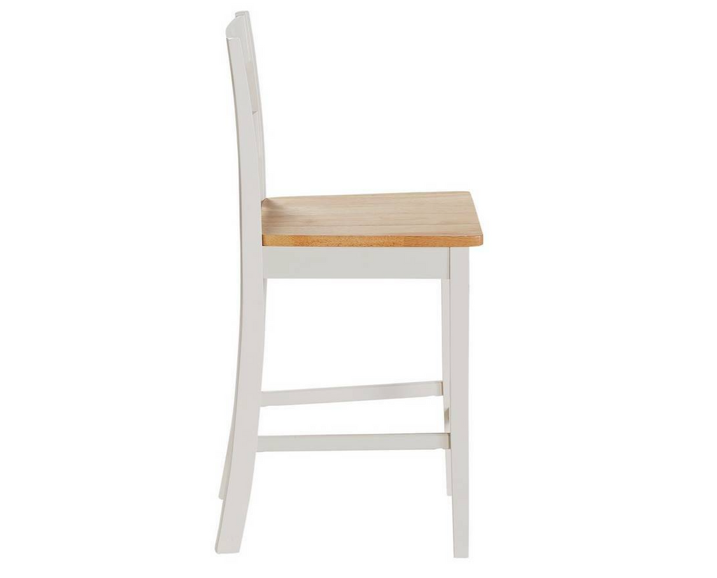 Home Chicago Oak Grey Bar Table & 2 Grey Chairs | Kitchen Breakfast Dining Set