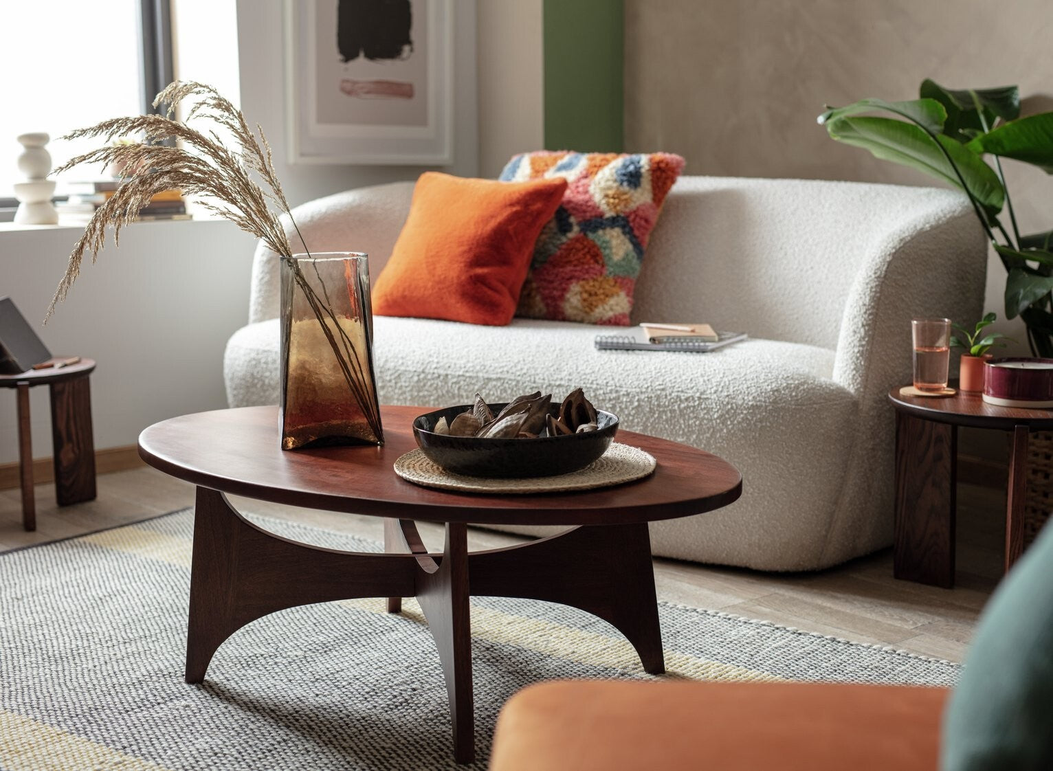 Habitat Mid Century Coffee Table - Brown