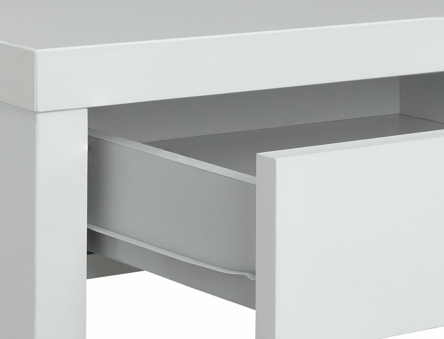 Habitat Jenson Dressing Table Desk - White Gloss