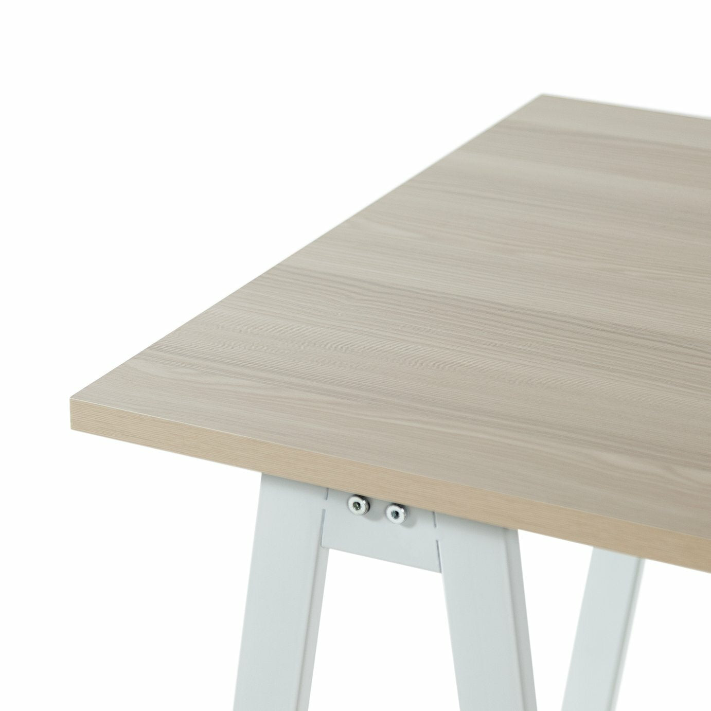 Habitat Trestle Table Office Desk - White ( B Grade )