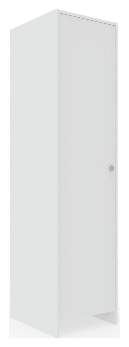 Home Seville 1 Door Wardrobe - White | White Bedroom Storage Single Door Unit