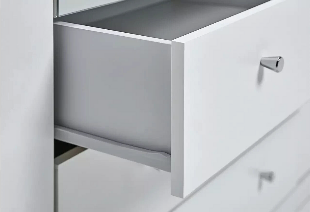 Malibu 2 Door 2 Drawer Wardrobe - White ( B Grade )