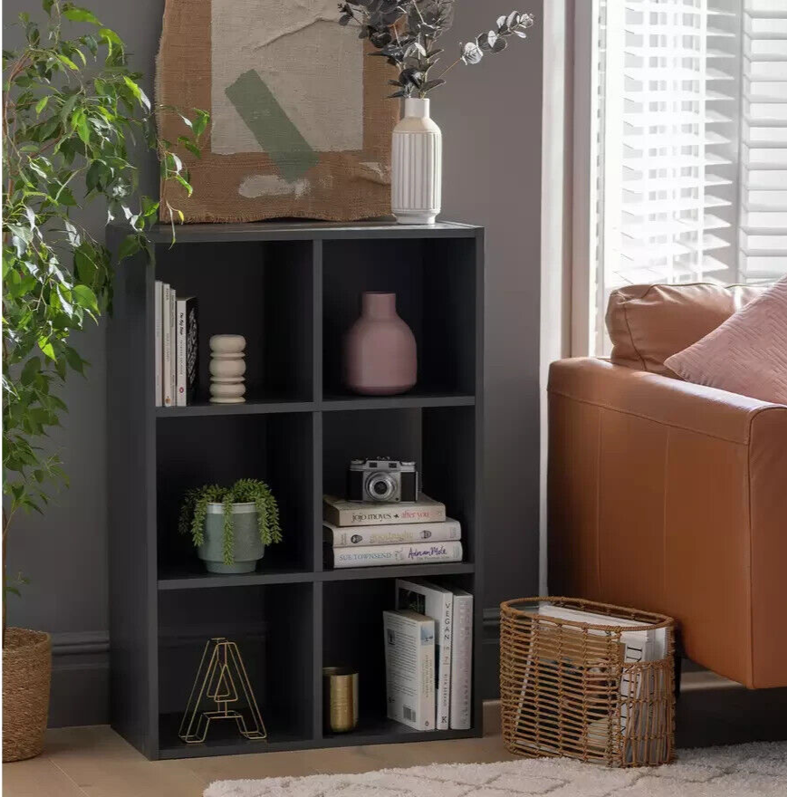 Squares 6 Cube Storage Unit - Dark Grey