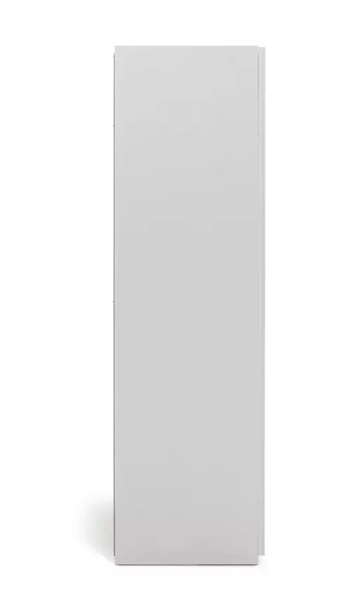 Seville Space Saving 4 Shelf Shoe Storage Cabinet - White