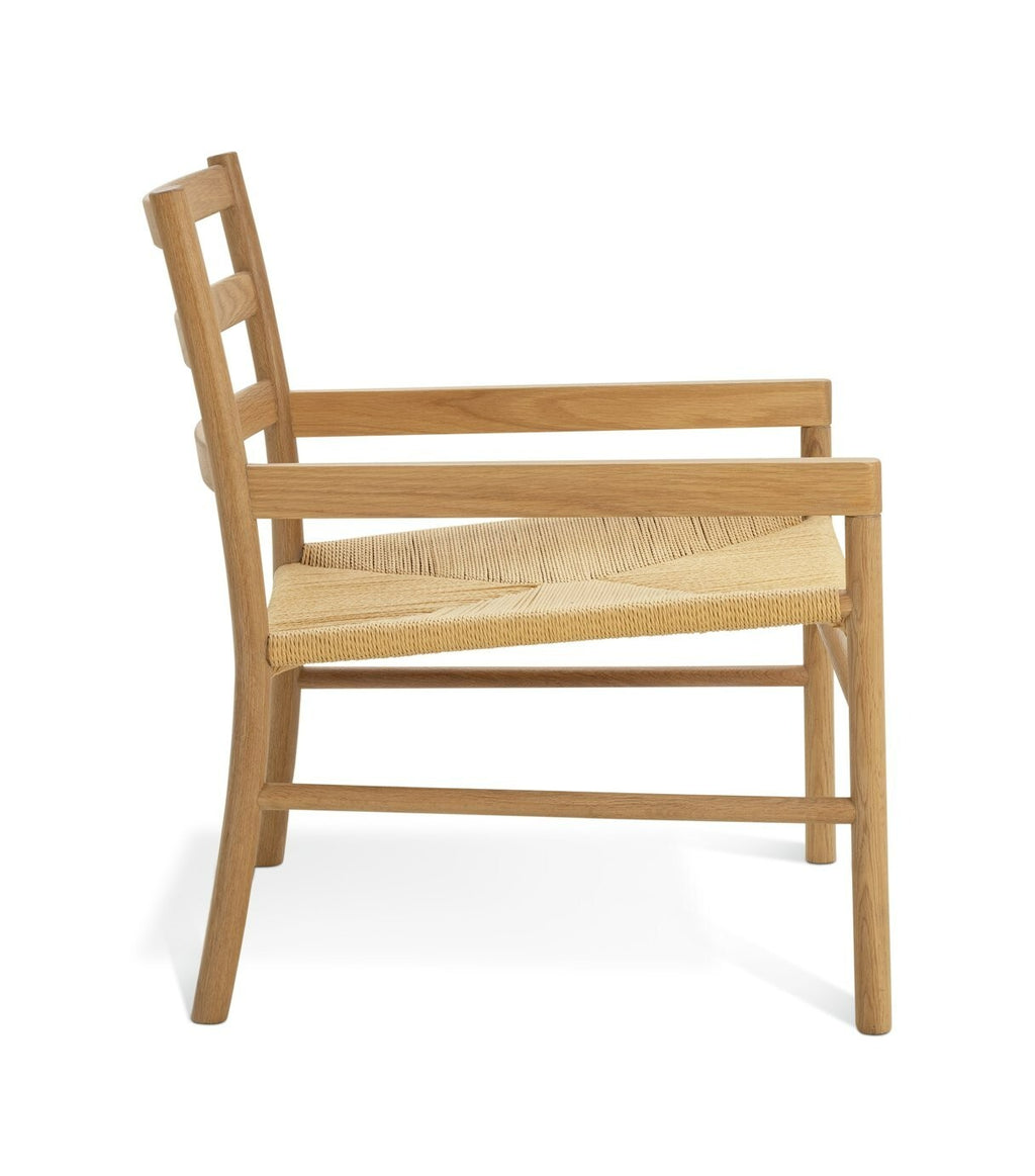 Habitat Laurie Solid Oak Lounge Chair - Natural