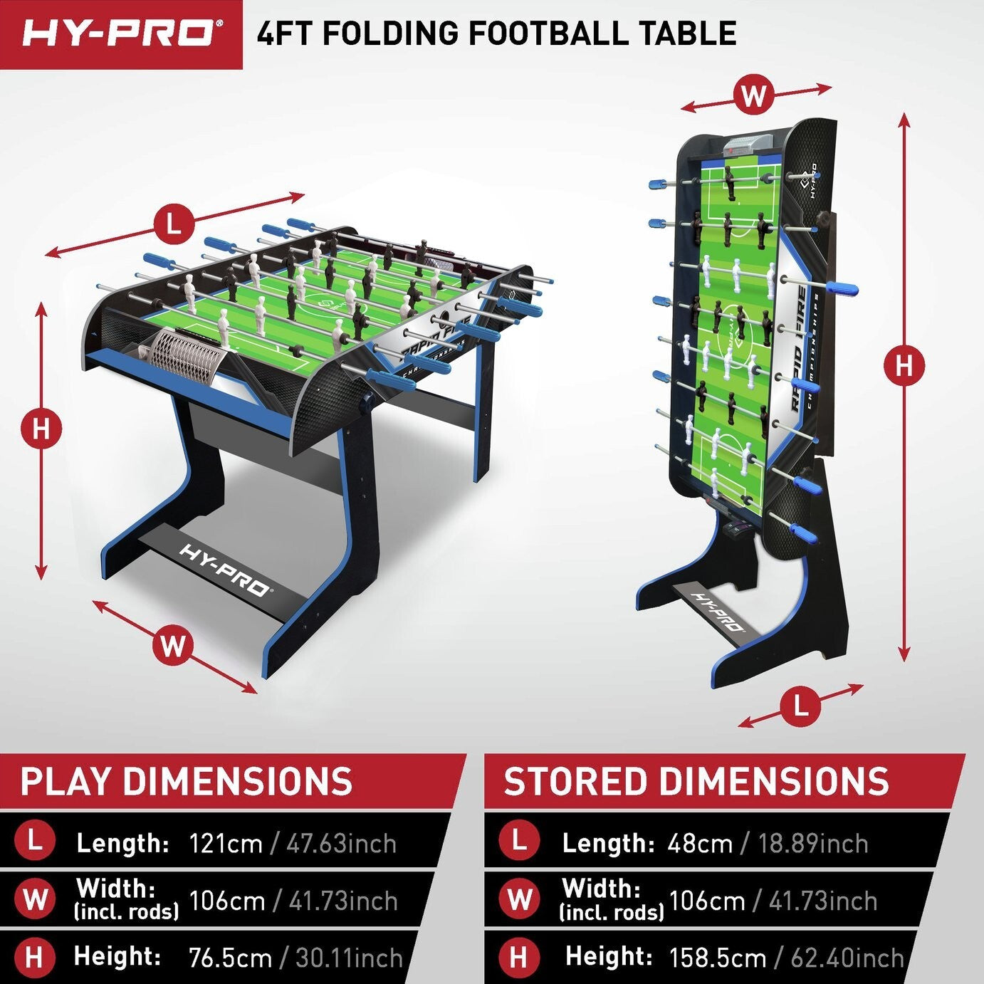 Hy-Pro Folding Football Table ( B  Grade 41422 )