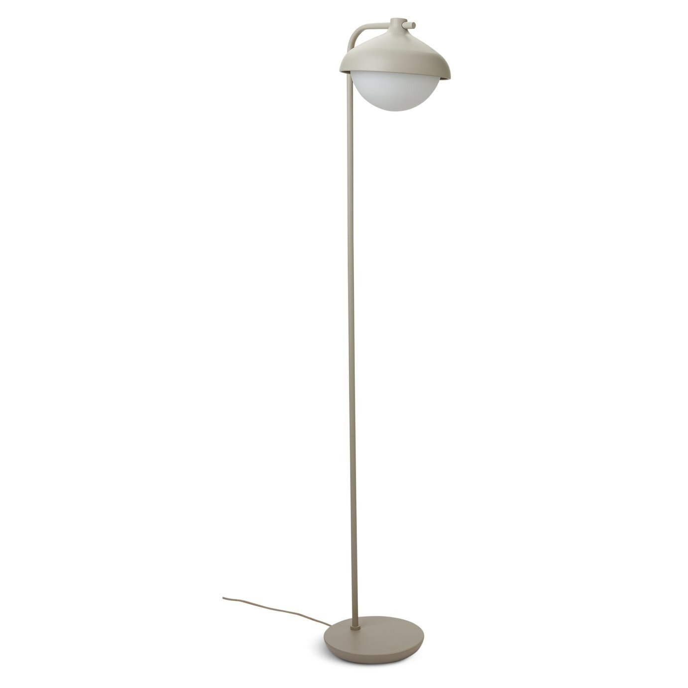 Habitat Acorn Metal Floor Lamp - Latte