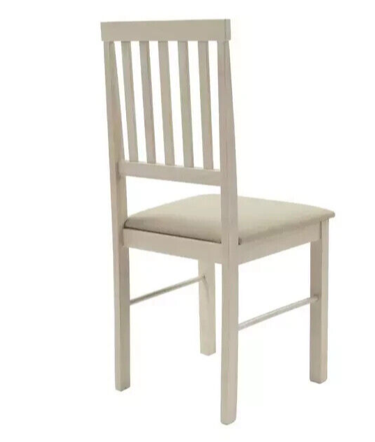 Kendal Wooden Extending Dining Table 2 Chairs Oak White Wash Effect for Kitchen