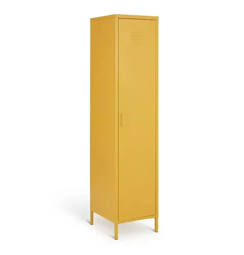 Habitat Tall 1 Door 4 Shelf Locker - Mustard ( B Grade 26076 )