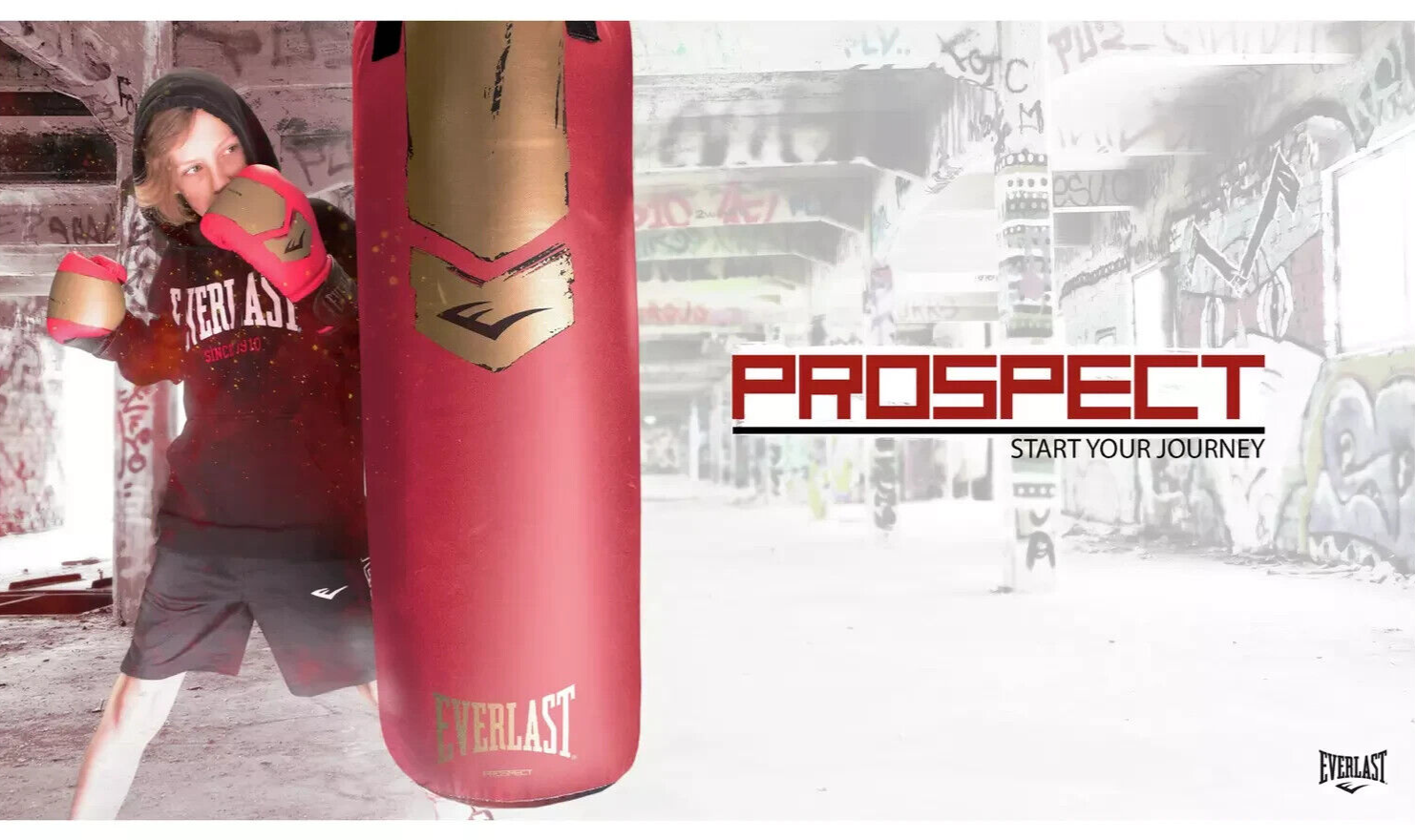 Everlast Prospect Heavy 2ft Bag Kit - Red