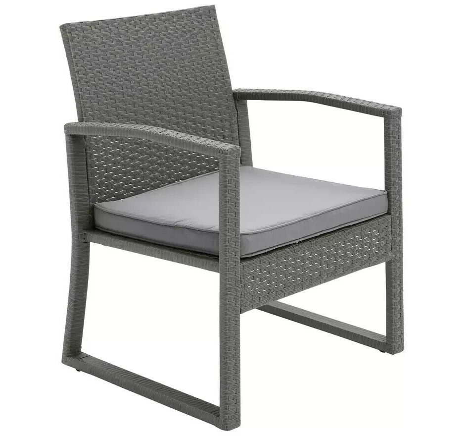Cento 2 Seater Rattan Effect Garden Bistro Set