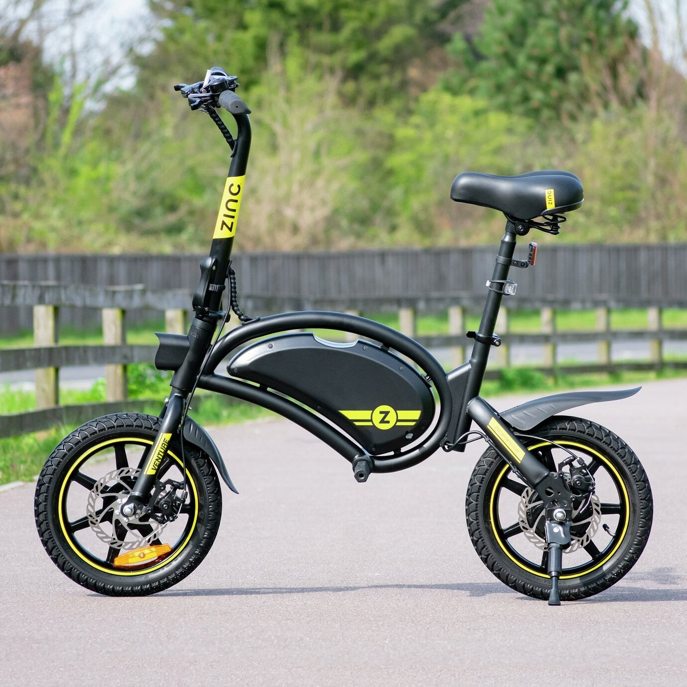 Zinc Venture 14inch Wheels Adult Folding Electric Scooter