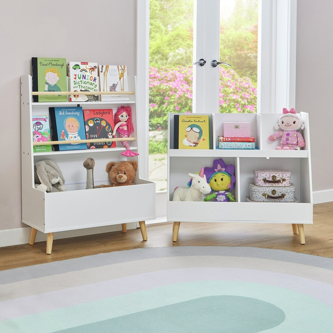 Liberty House Kids Bookcase and Storage Unit - White