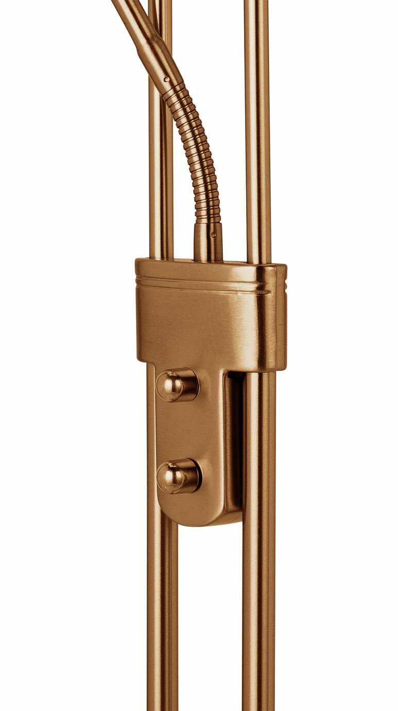 Father & Child Uplighter Floor Lamp - Brass|Living Room Reading Light Stand Lamp