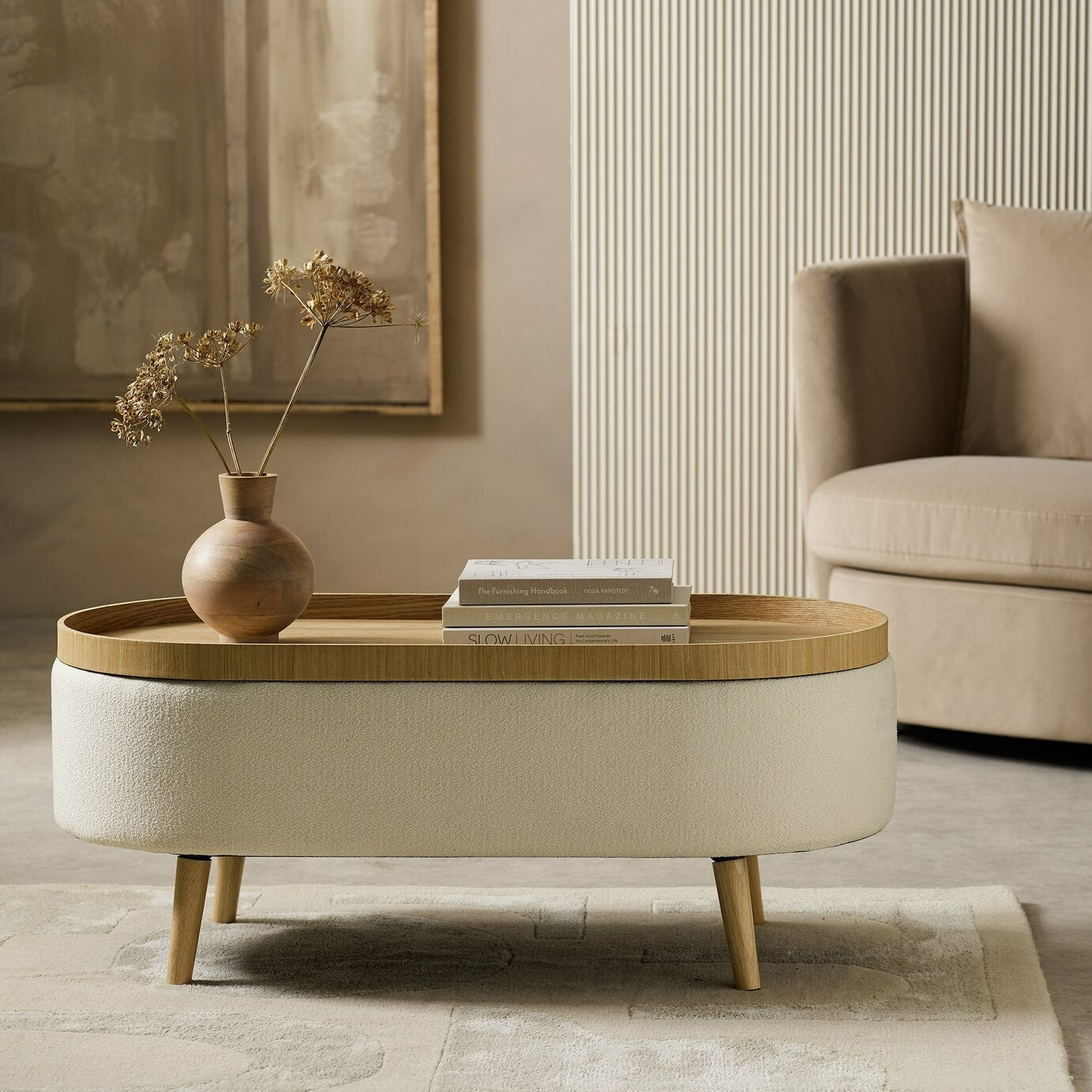 Ingo Coffee Table - Cream