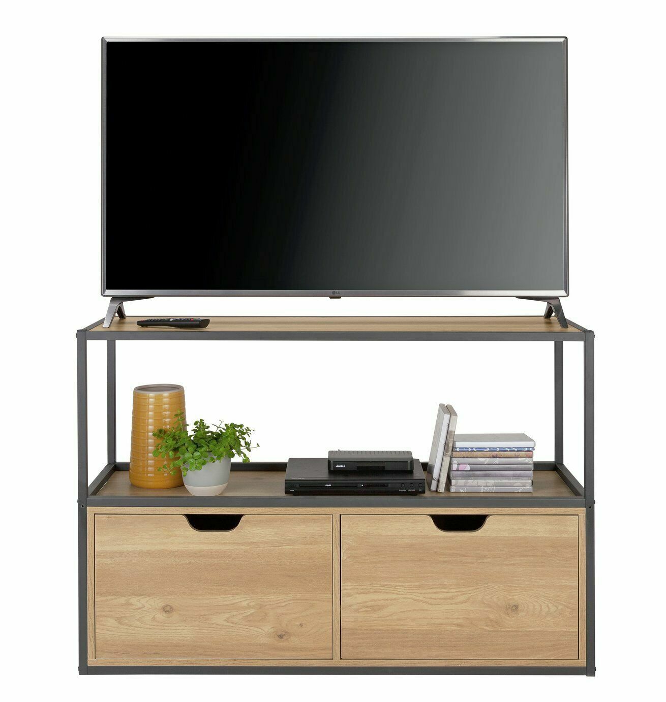 Habitat Loft Living 2 Drawer TV Unit | Modern Stylish TV Stand Living Storage
