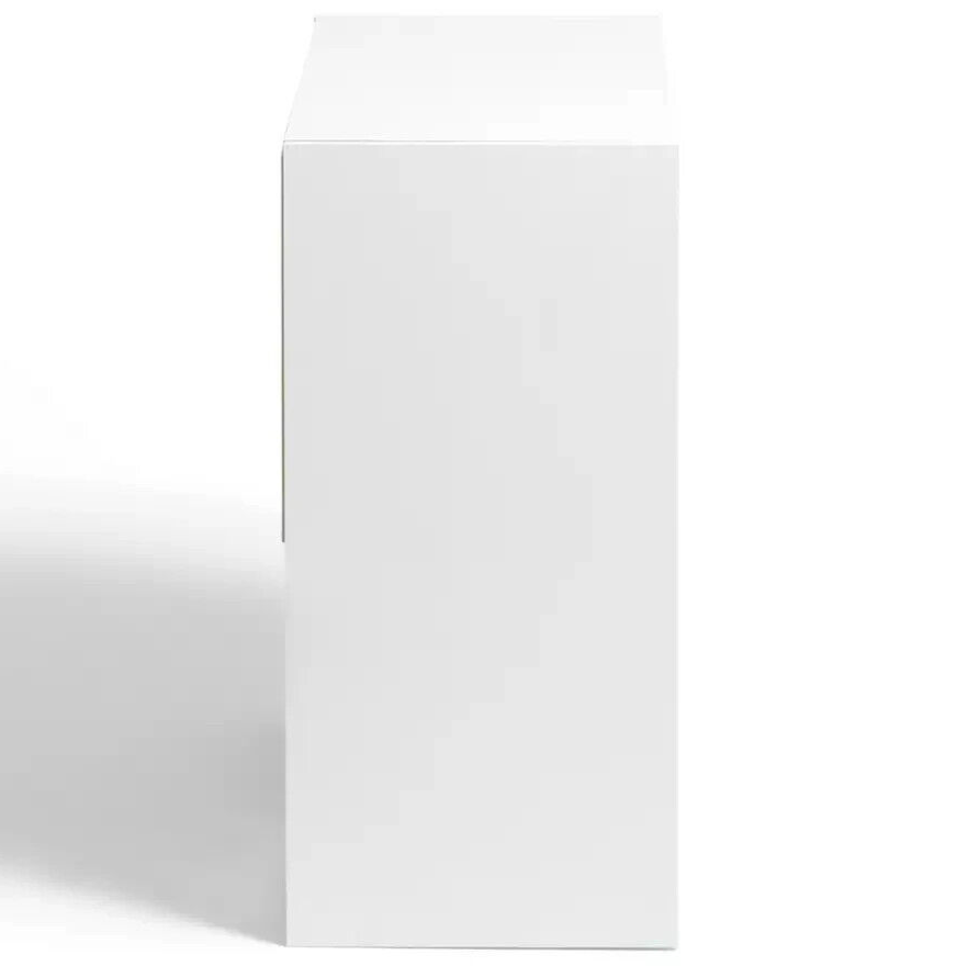 Home Squares 4 Cube Storage Unit - White | Modular Organizer Shelf Living Bed