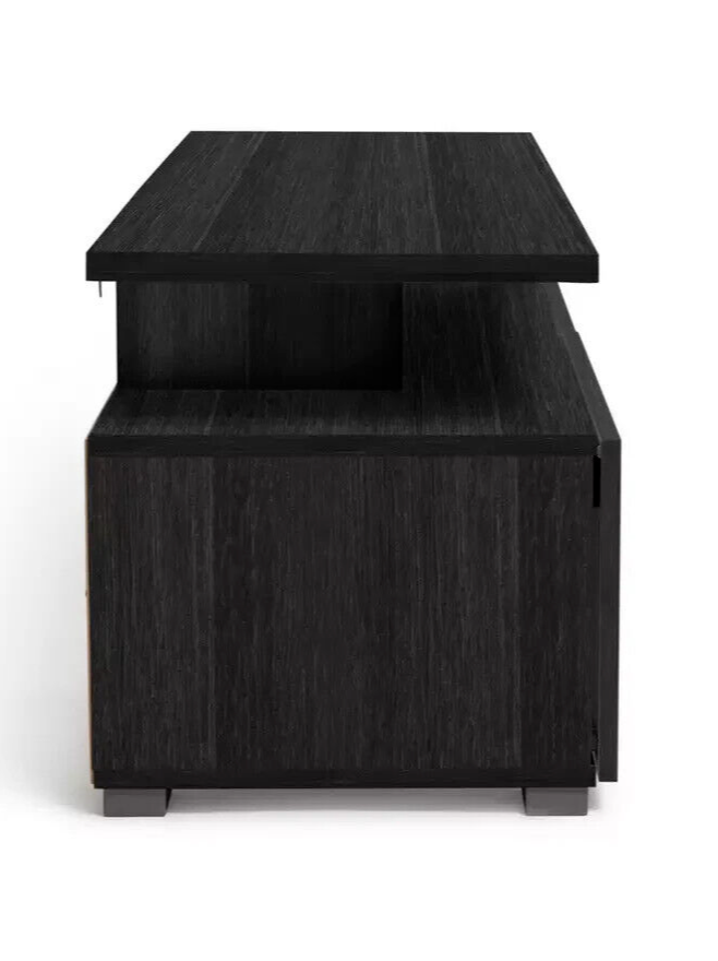 Habitat Floating Top TV Unit - Black & Brown ( B Grade 40998 - 40999 )