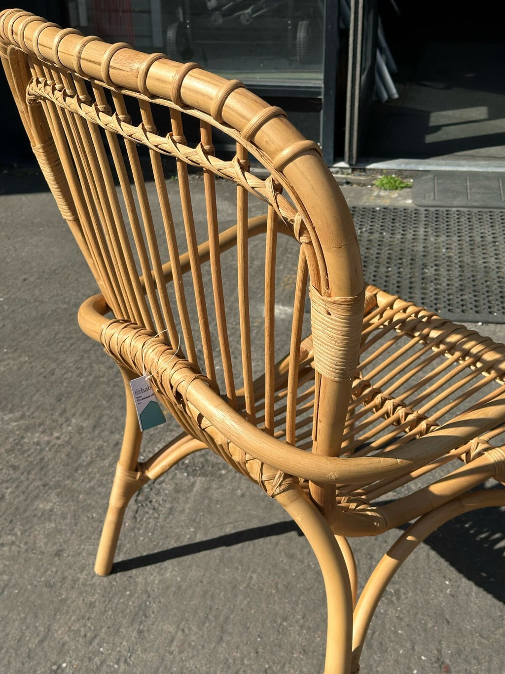 Habitat Wyatt Rattan Chair - Natural (S)