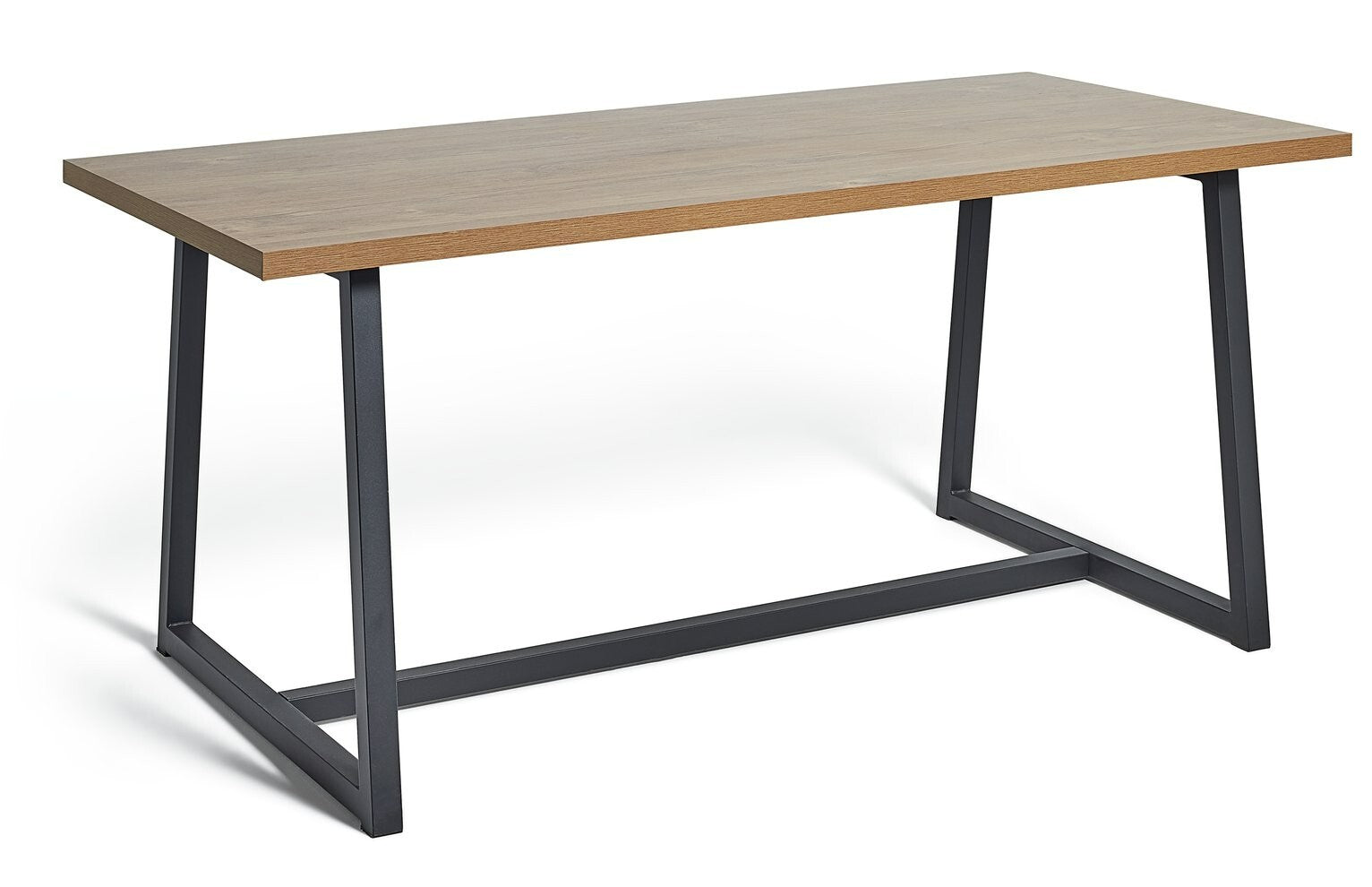 Habitat Nomad 6 Seater Dining Table - Oak Effect