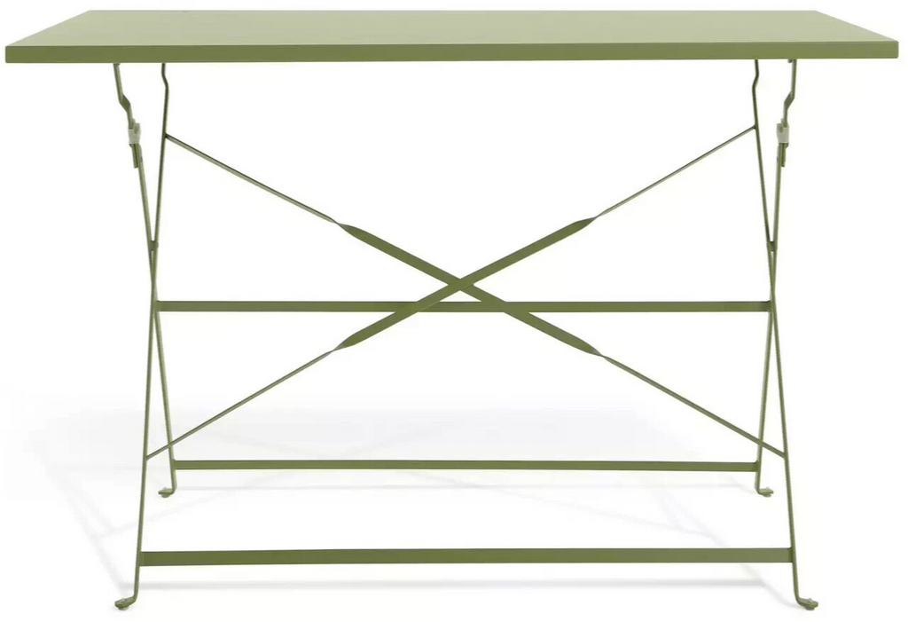 Habitat Eve 4 Seater Folding Metal Patio Set - Light Green | Outdoor Garden Set