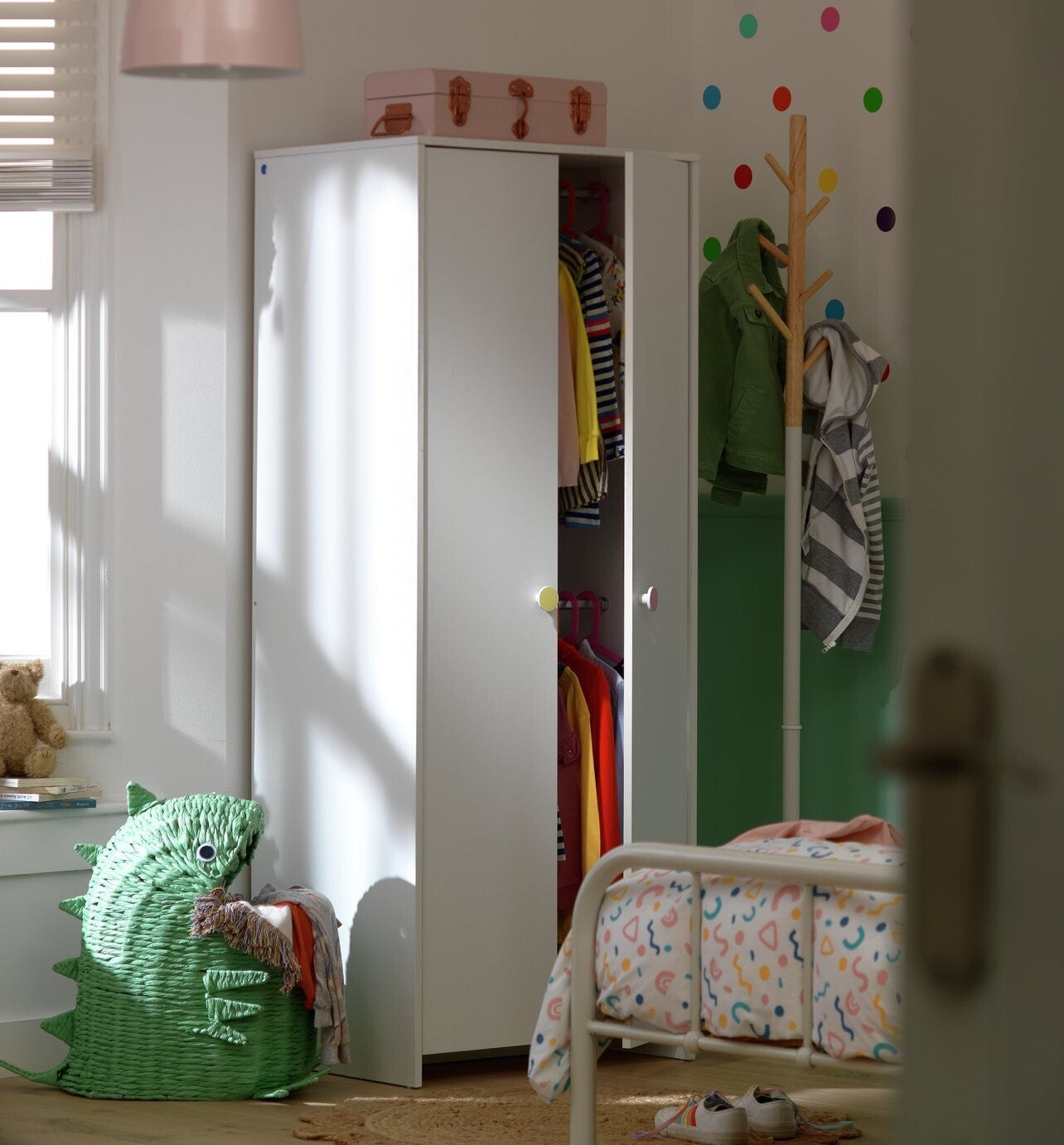 Habitat Juno 2 Door Wardrobe - White ( B Grade 54801 - 54802 )