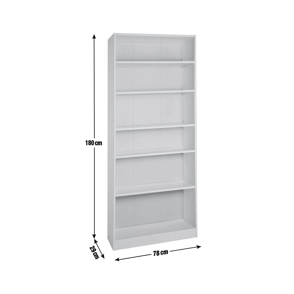 Home Maine Deep Bookcase - Grey | tall grey bookcase