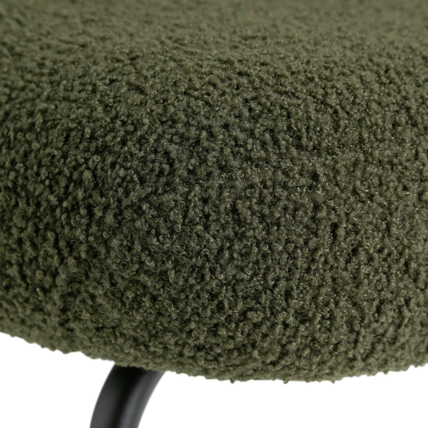 Habitat Cole Boucle Accent Chair - Khaki
