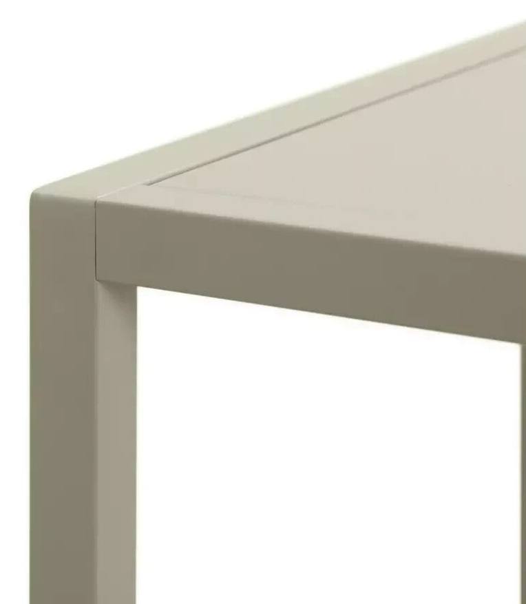 Habitat Deon Short Metal Bookcase - Light Grey | Compact Shelf Office Storage