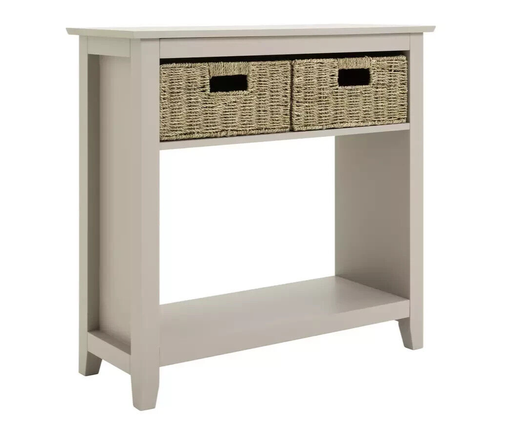 Willow 2 Drawer Unit - Grey