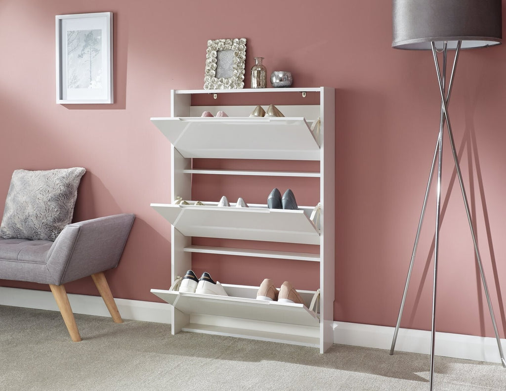 GFW Shoe Storage Cabinet - White ( B Grade 38652 )