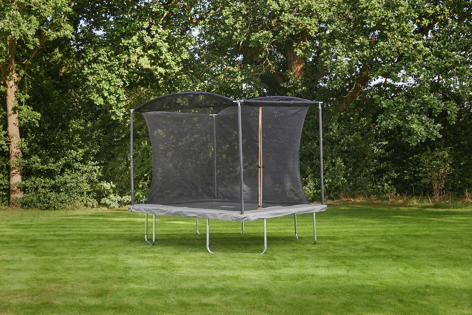 Sportspower 6ft x 8ft Trampoline with Enclosure - Rectangular For Kids Adults