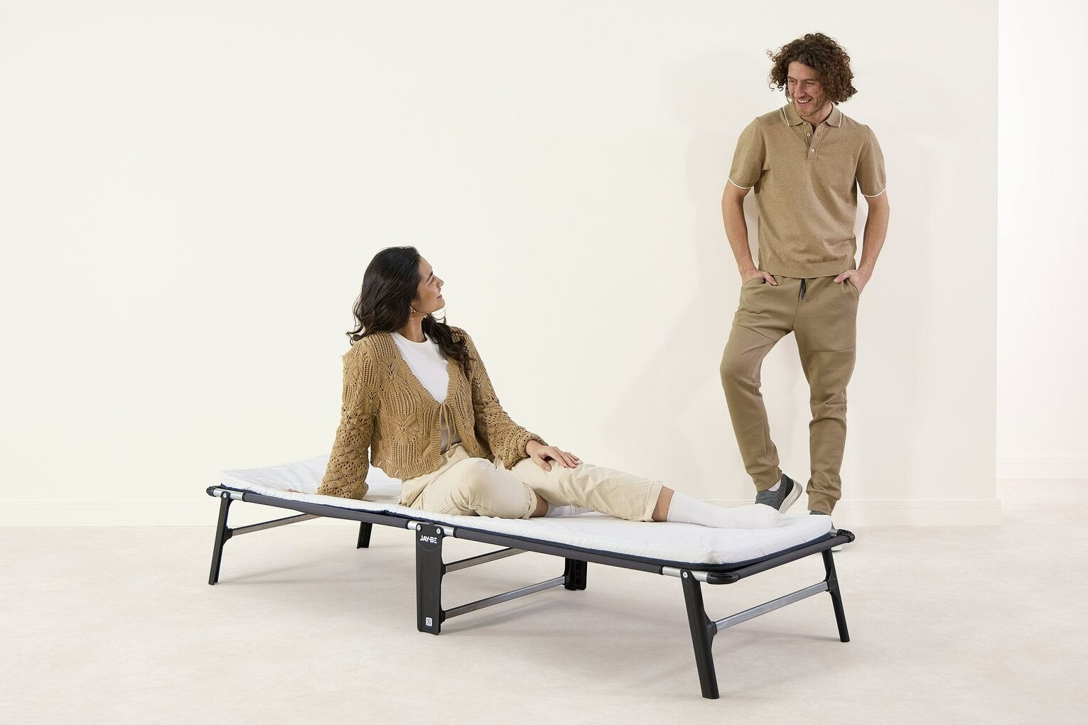 Jay-Be Compact Folding Bed with Mattress - Single