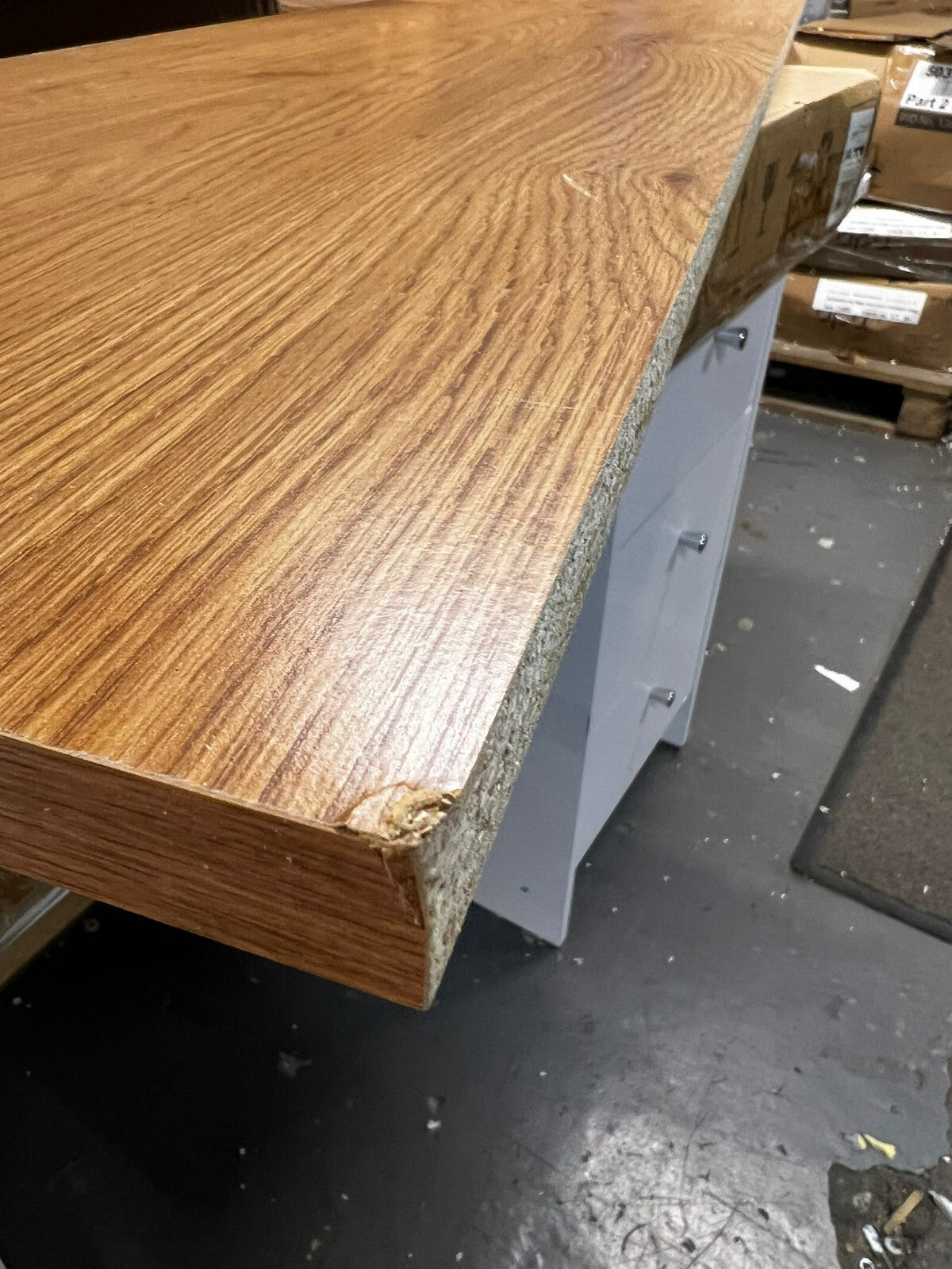Ohio TV Unit - Oak Effect ( B Grade 37647 - 37651 )