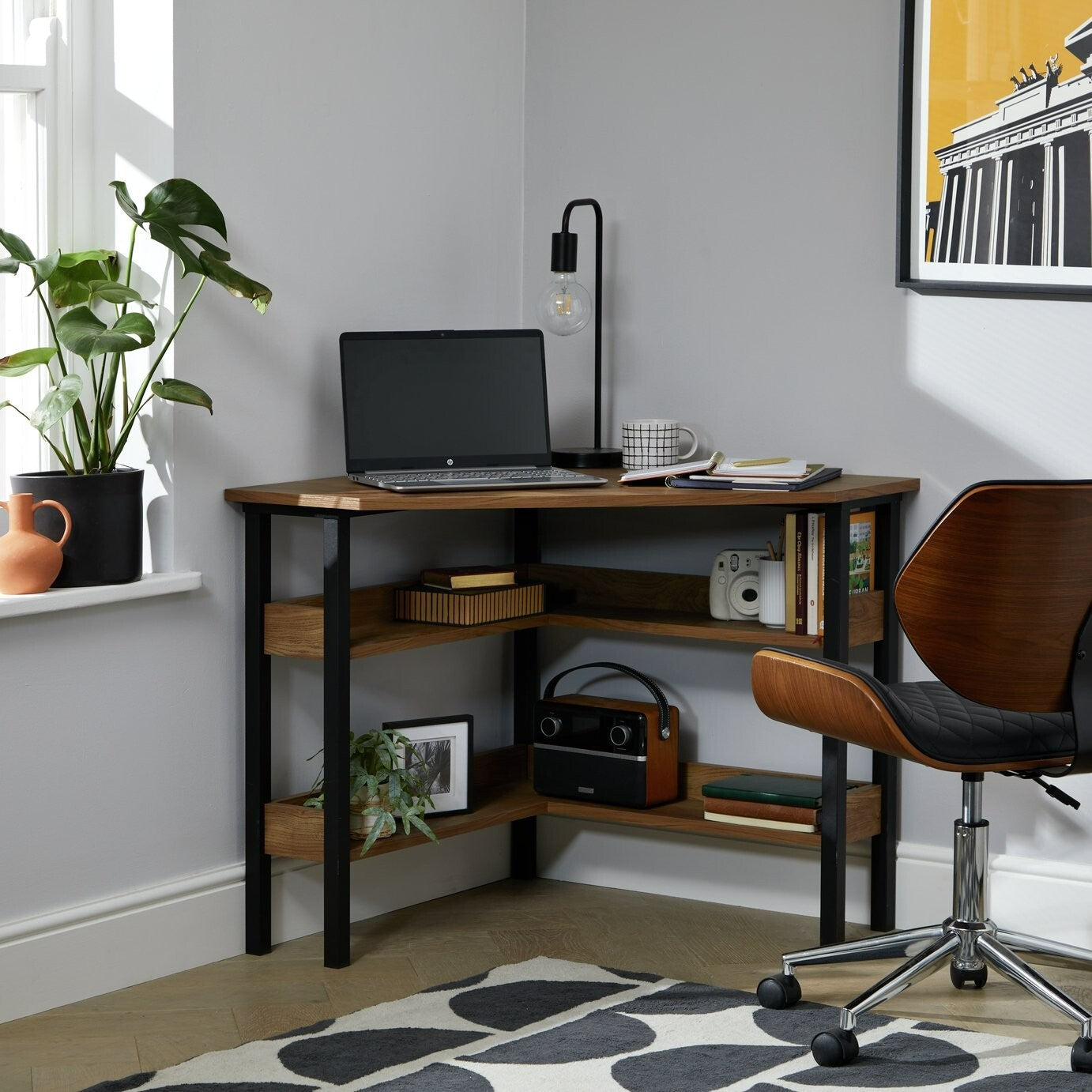 Nomad Corner Office Desk - Oak