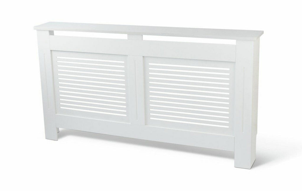 Habitat Austin Large Radiator Cover - White | Heater Cover Box Grill Panel