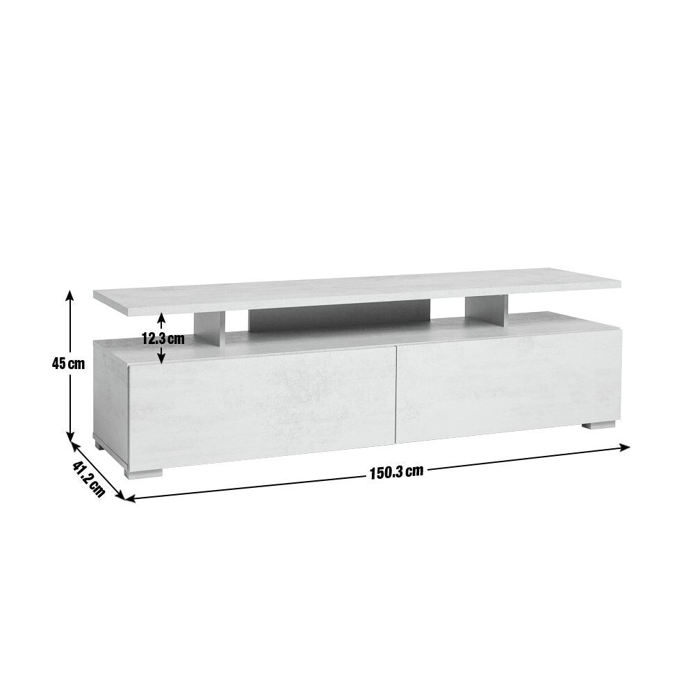 Habitat Floating Top TV Unit - White (B Grade 42785 - 42788 )