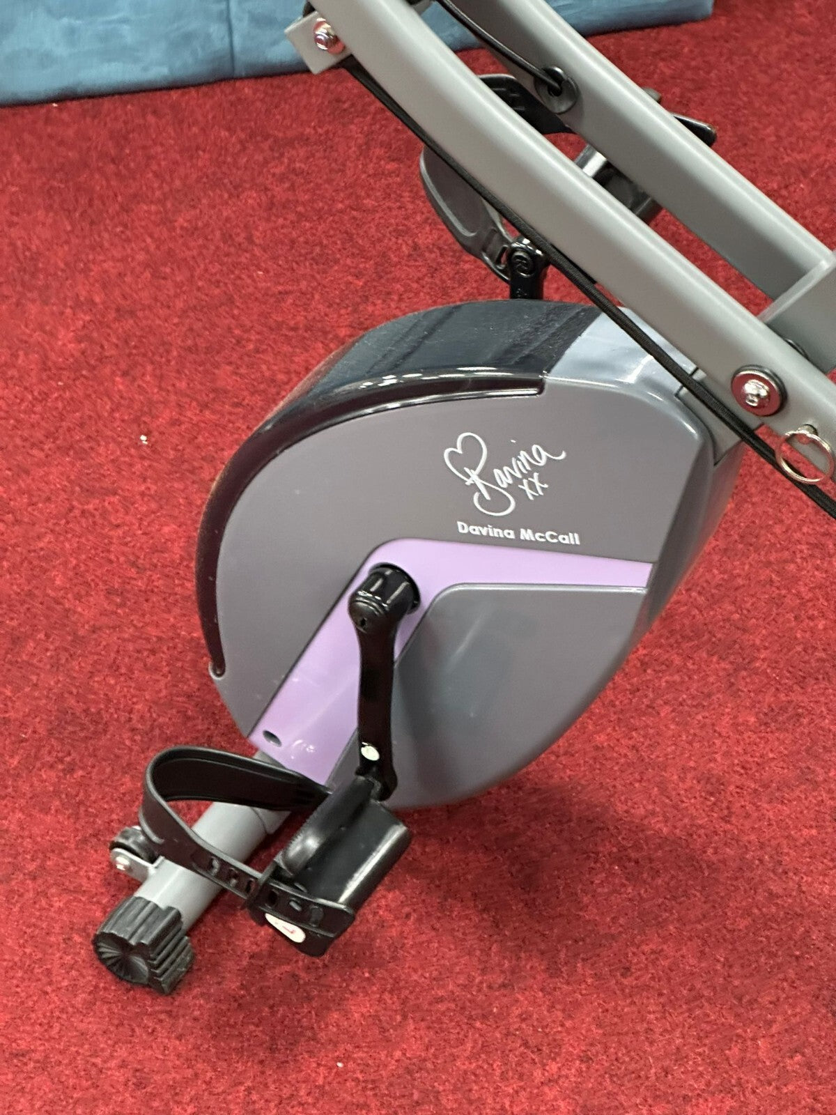 Davina McCall Folding Exercise Bike With Resistance Bands (S)