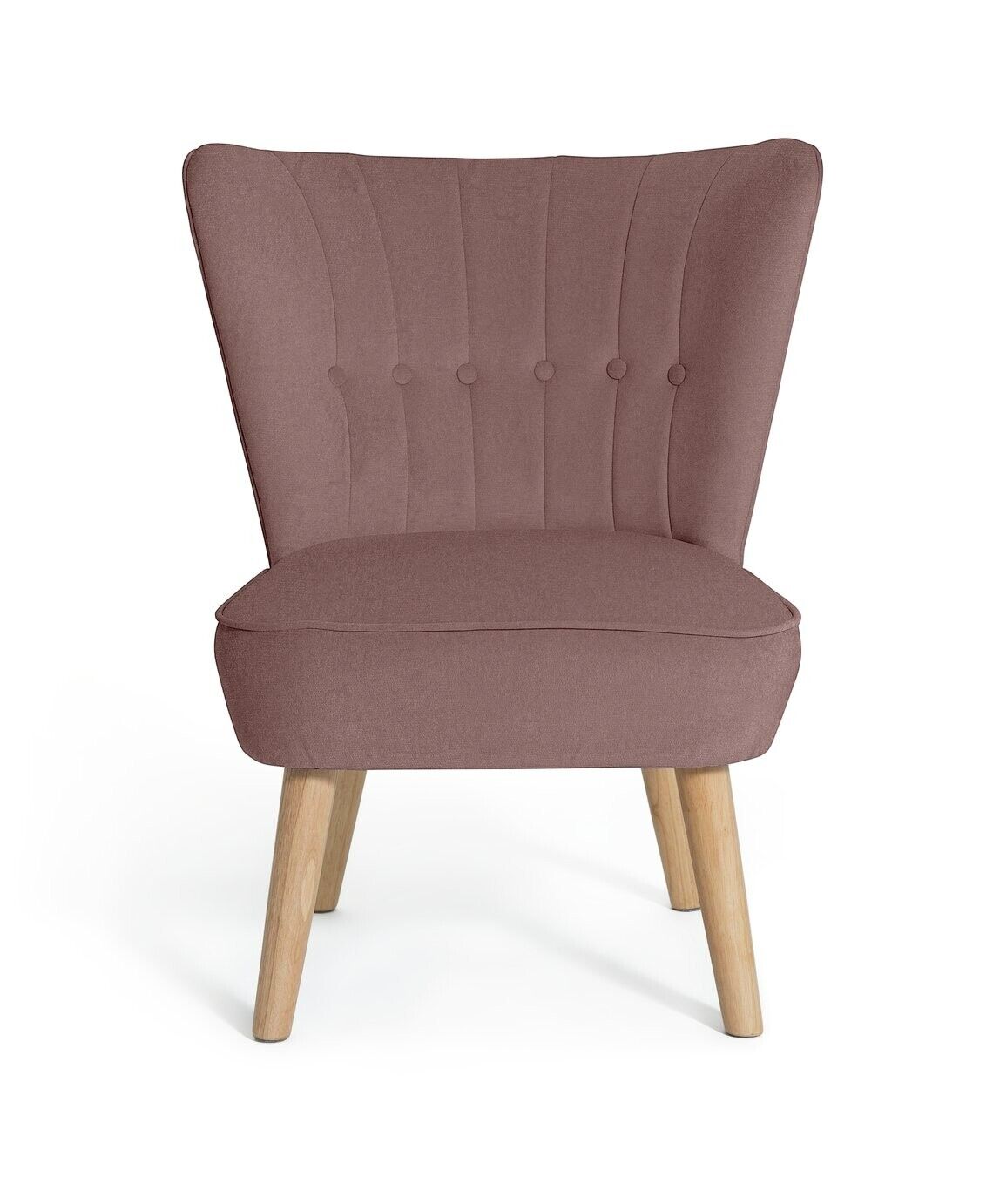 Alexis Velvet Cocktail Chair - Pink
