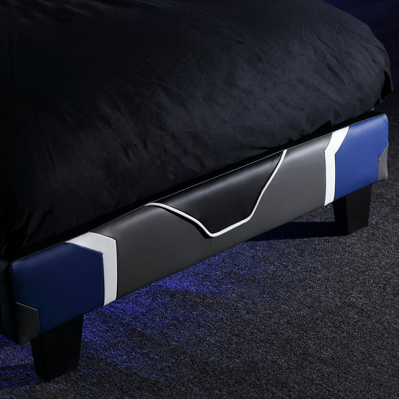 X Rocker Chromis Single Bed in a Box - Blue