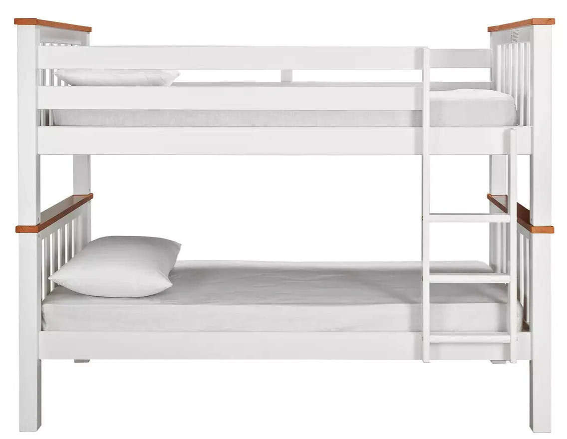 Habitat Heavy Duty Bunk Bed Frame - White and Pine