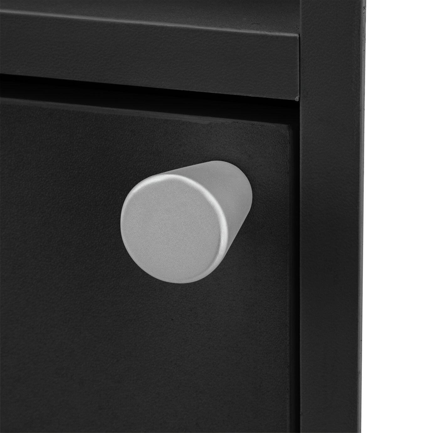 Home Prime Mirrored Tallboy - Black