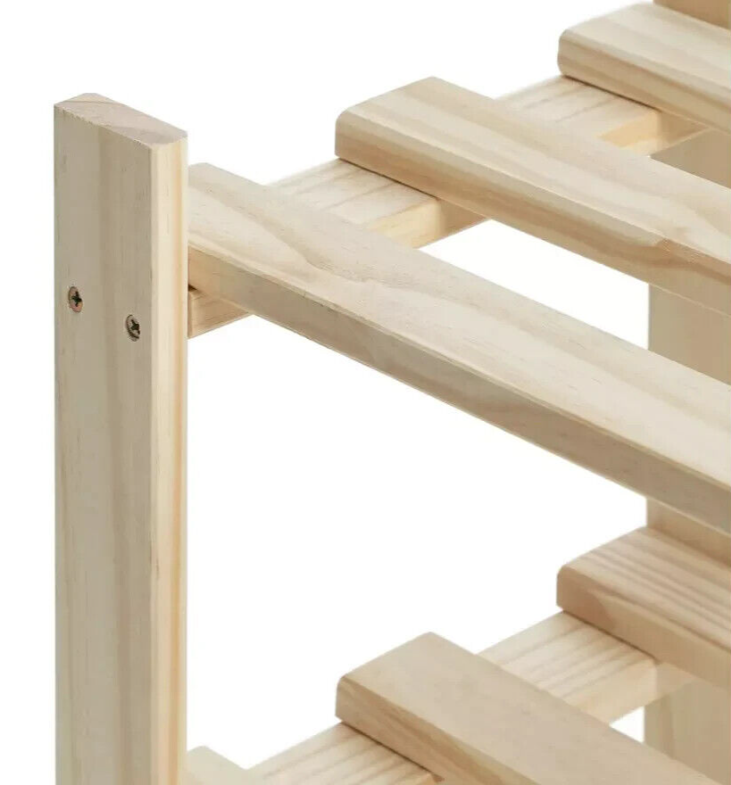 Karee 4 Shelf Shoe Storage Rack - Pine